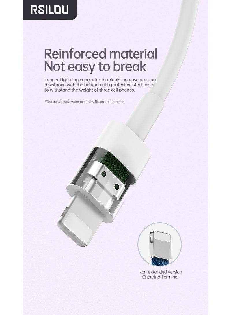 rsilou Type-C to Lightning Fast Charging Data Cable (100cm) - Image 1