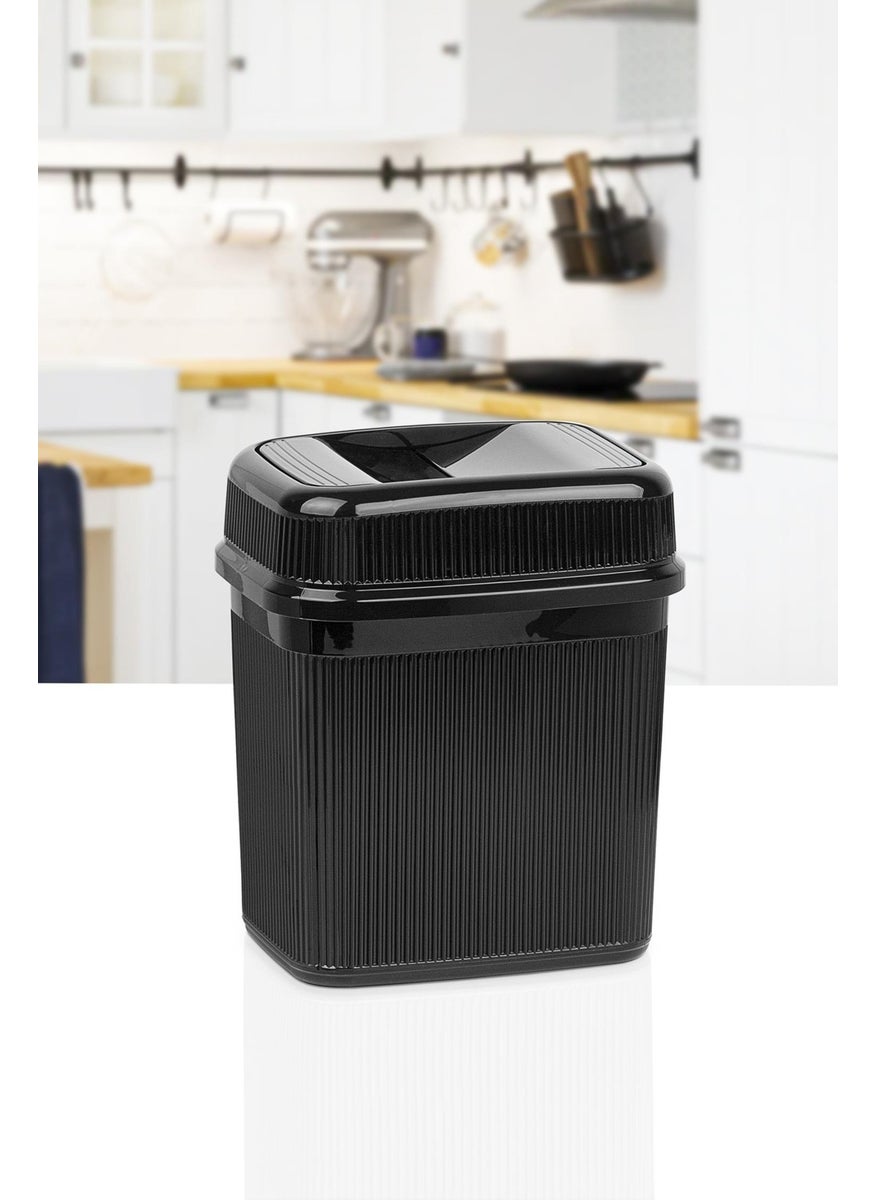 ‎okyanus Home Ocean Home Black 5 Lt Wicked Trash Can  - Image 2