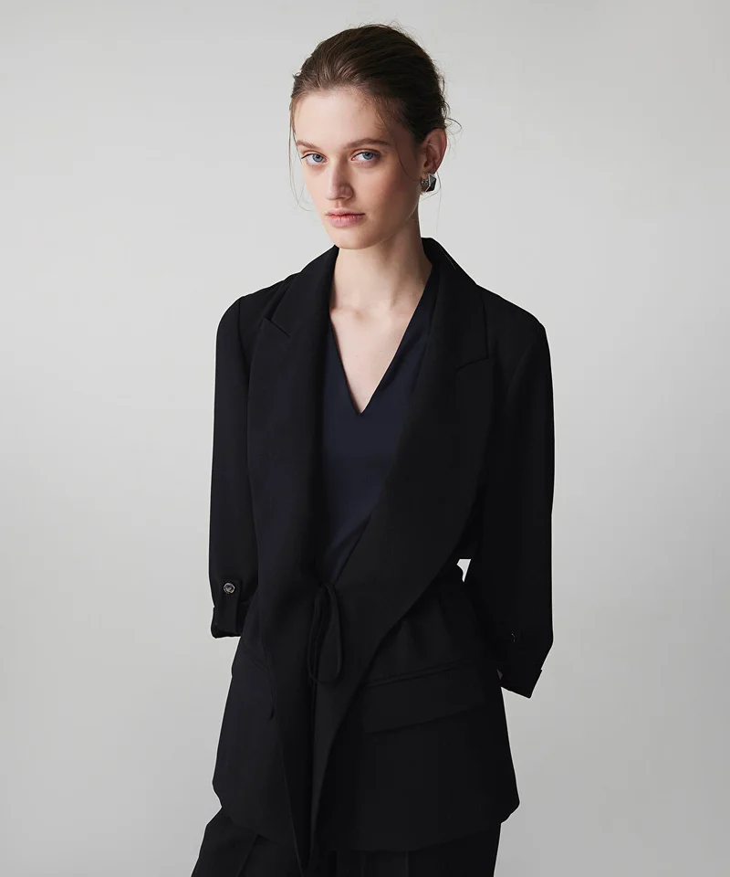 Ipekyol Tie Waist Blazer