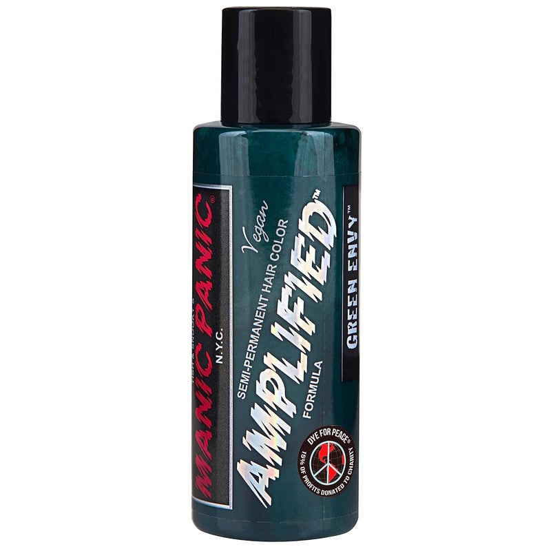 Manic Panic لون شعر مانك بانك أمبليفايد شبه دائم أخضر حسد 118 مل - Image 1