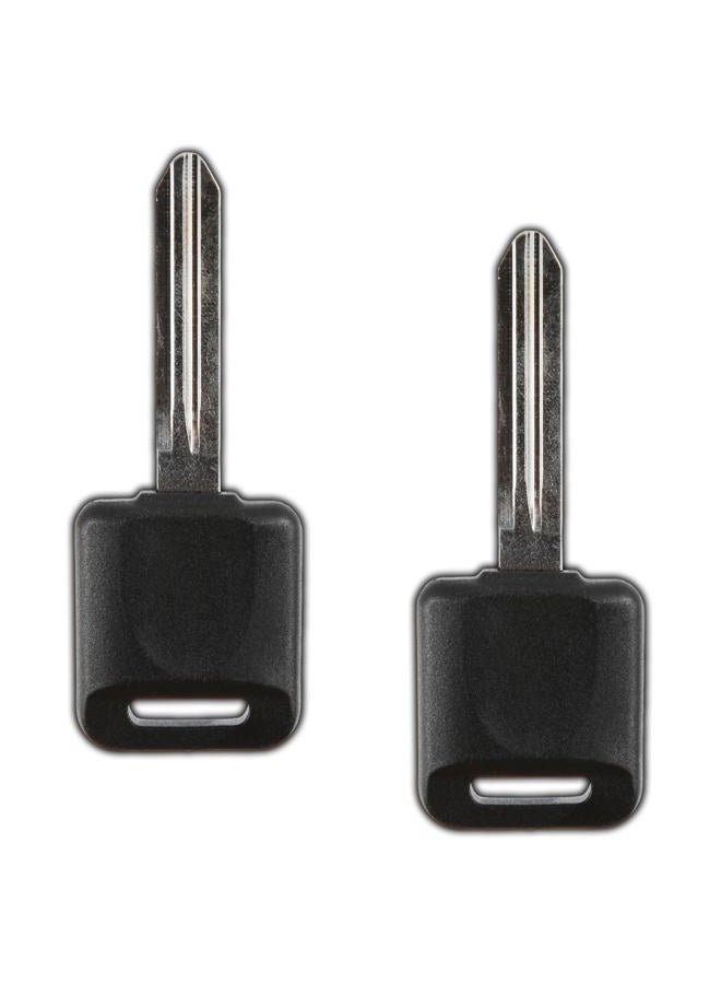 KeylessOption 2X KeylessOption Key Replacement for 2002 2003 2004 2005 2006 2007 2008 2009 2010 2011 2012 2013 2014 2015 2016 2017 2018 2019 Nissan Altima Maxima Rogue Quest Infiniti, N104T 46, Locksmith Required - Image 1