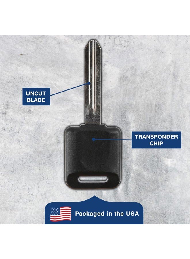 KeylessOption 2X KeylessOption Key Replacement for 2002 2003 2004 2005 2006 2007 2008 2009 2010 2011 2012 2013 2014 2015 2016 2017 2018 2019 Nissan Altima Maxima Rogue Quest Infiniti, N104T 46, Locksmith Required - Image 5