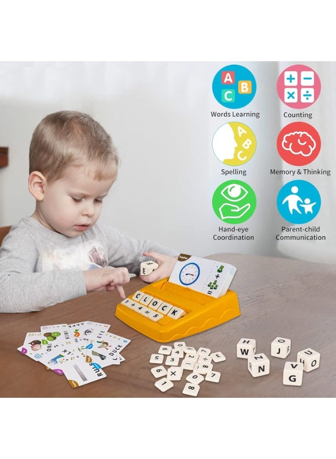 Educational Toys for Kids Ages 3-8, Letter Matching and Spelling Game, Early Learning ABC and Math Toy, Holiday/Birthday Party Gifts for 3 to 8 Year Old Boys and Girls - Image 2
