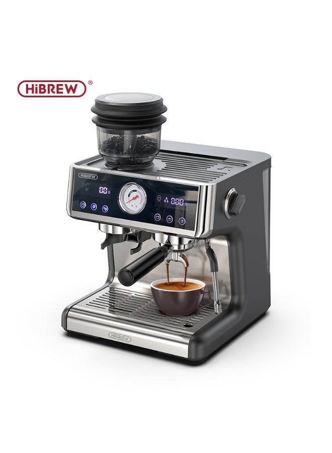 HiBREW Dual Boiler System Barista Pro 20Bar Bean To Espresso Cafeteria Coffee Machine With Full Kit For Cafe Hotel Restaurant H7A  - Image 1