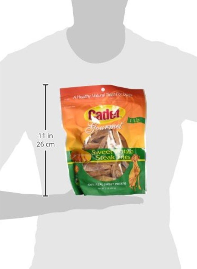 Cadet Sweet Potato Dog Treat Steak Fries; 1 lb. - Image 3