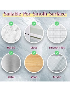 Excefore Ceiling Hooks, Self Adhesive Stainless Steel Eye Hooks, No Hole Hanger, Transparent Waterproof Seamless Oilproof Wall Hooks 4.5KG(max) for Hanging Plant Lights(10PCS)  - Image 4