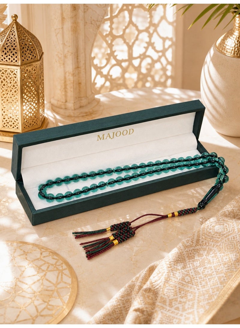 MAJOOD 51-Bead Resin Prayer Beads | Tasbih | 10mm | Ramadan Gift | For Men & Women - Image 2