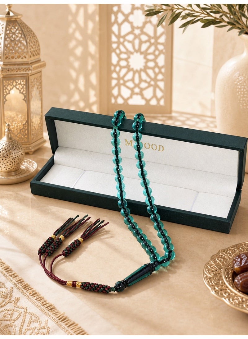 MAJOOD 51-Bead Resin Prayer Beads | Tasbih | 10mm | Ramadan Gift | For Men & Women - Image 3