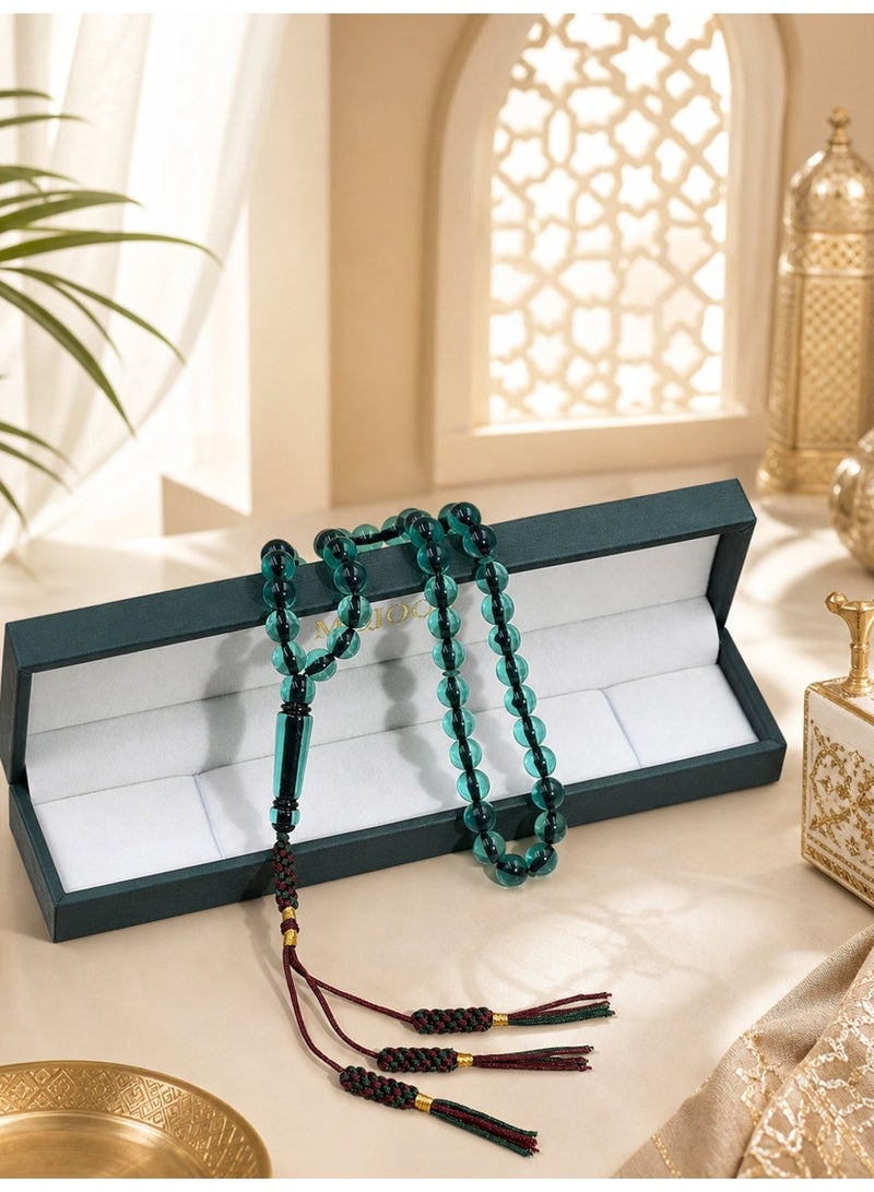 MAJOOD 51-Bead Resin Prayer Beads | Tasbih | 10mm | Ramadan Gift | For Men & Women - Image 4