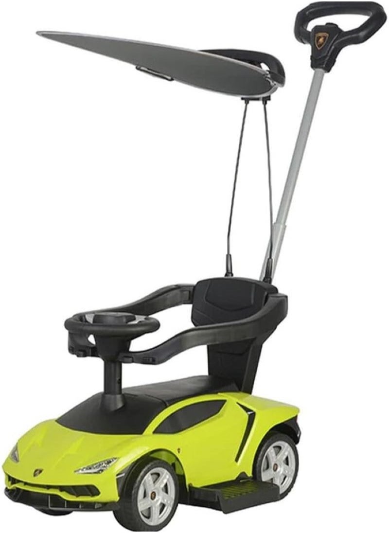 Lovely Baby - Lamborghini Push Car Ride-on with Push Handle & Canopy - Image 1