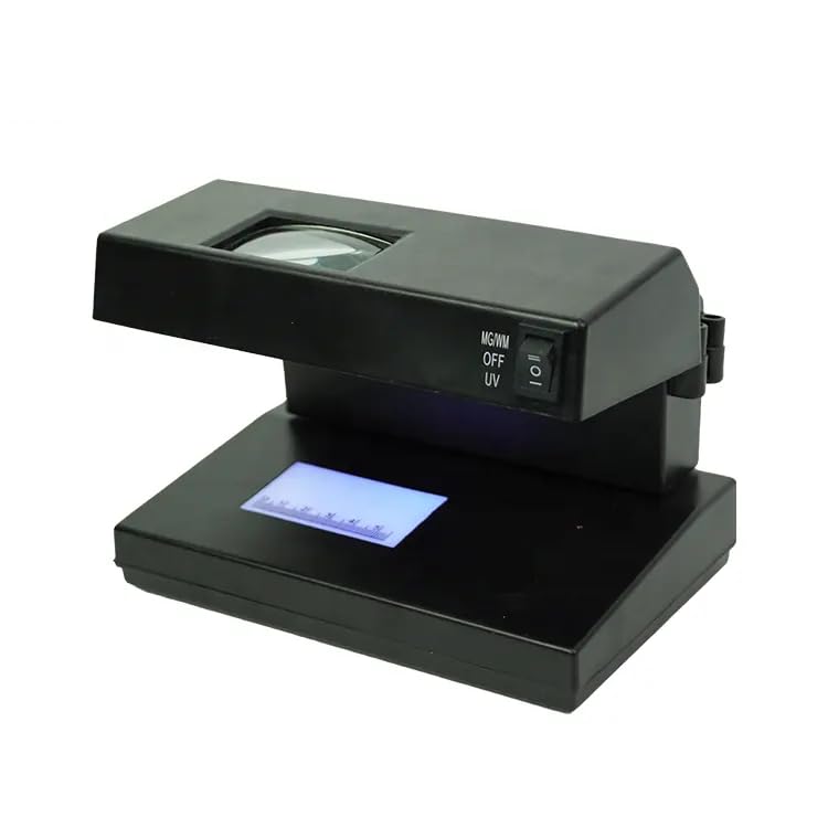 swaggers Mini UV Fake Note Detector/Duplicate Money Detector Machine with Blue and White Light- Compact - Image 1