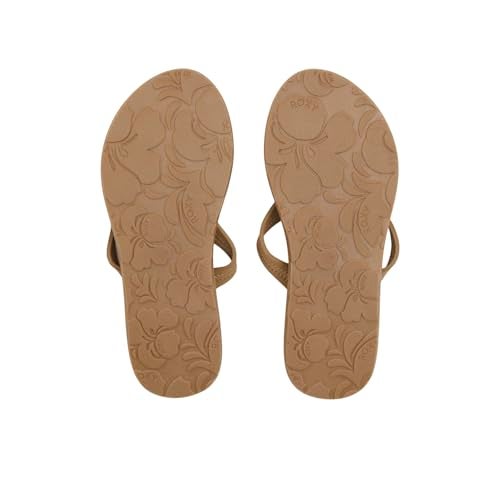 Roxy Women's VIsta III Flat Sandals, Open Beige, 8 - Image 5
