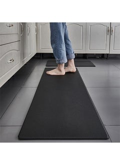 Artnice Anti Fatigue Kitchen Mats 2 Pcs Set, Non Slip Waterproof Kitchen  Floor Mats, Memory Foam Comfort Runner Standing Rugs, Black 