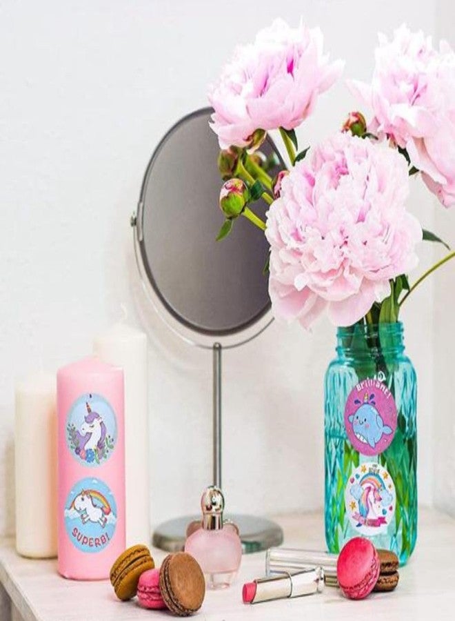 Radhya Accessories 2 Rolls Unicorn Stickers for Kids 200+ Reward Motivational DIY Decorative Self Adhesive Stickers Scrap Book Decoration for Boys & Girls - Image 3