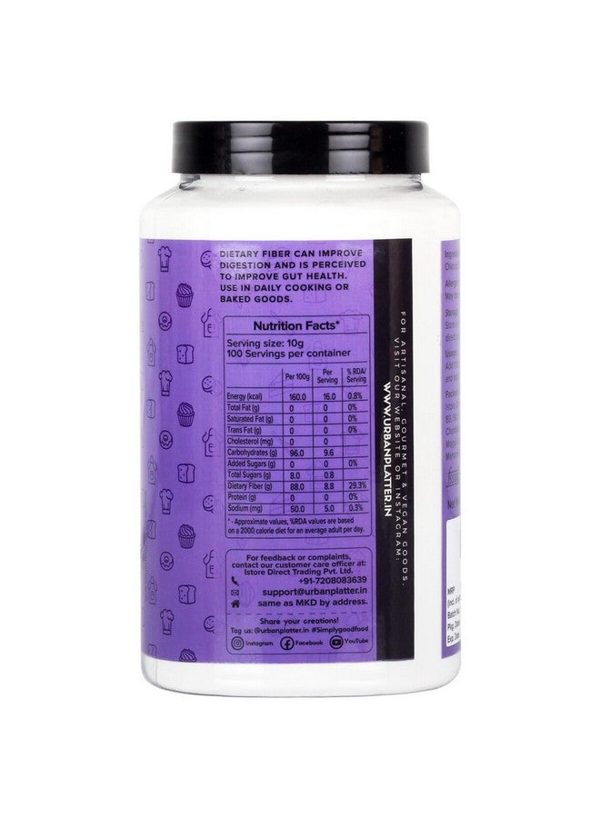 Urban Platter Inulin Powder, 1Kg [Fructo Oligo Saccharides, Prebiotic & Rich in Fiber, FOS] - Image 4