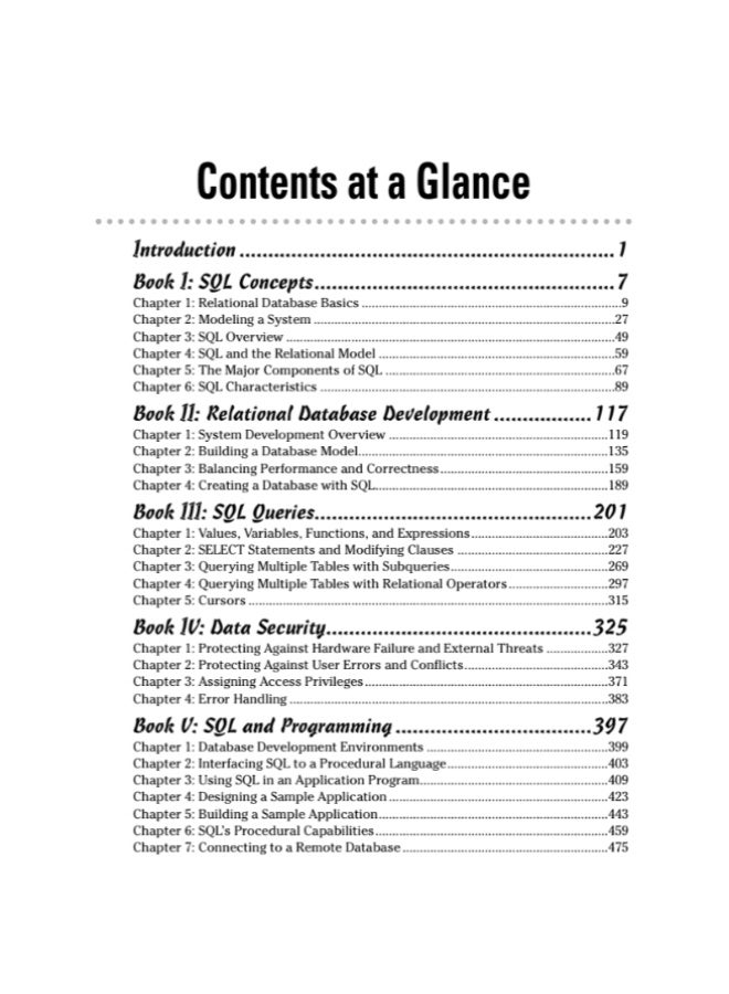 SQL All-In-One Desk Reference For Dummies (July 2007) - Image 2