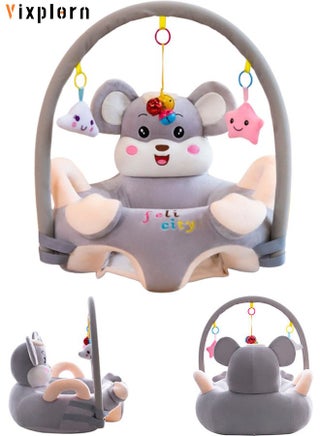 Baby Chair Baby learning sitting seat, baby sofa toys, baby learning chair, cartoon cute plush newborn sofa, crystal velvet fabric, PP cotton filling, toddler children gift, suitable for baby children - pzsku/ZA44850E40A180EF28408Z/45/1743565717/70da491f-a1c1-43ed-97a7-bd96a7590637
