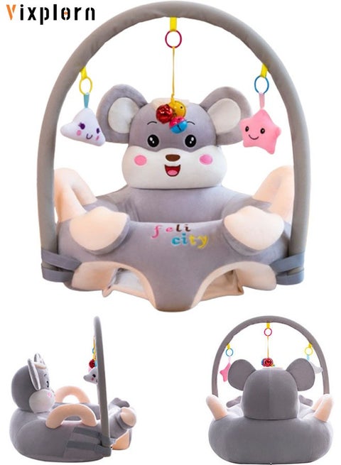 Baby Chair Baby learning sitting seat, baby sofa toys, baby learning chair, cartoon cute plush newborn sofa, crystal velvet fabric, PP cotton filling, toddler children gift, suitable for baby children