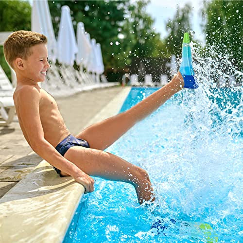 Prsca Kids Swim Fins,Short Youth Fins Swimming Flippers,Swim Training Fins for Lap Swimming,for Children Girls Boys Beginners - Image 3