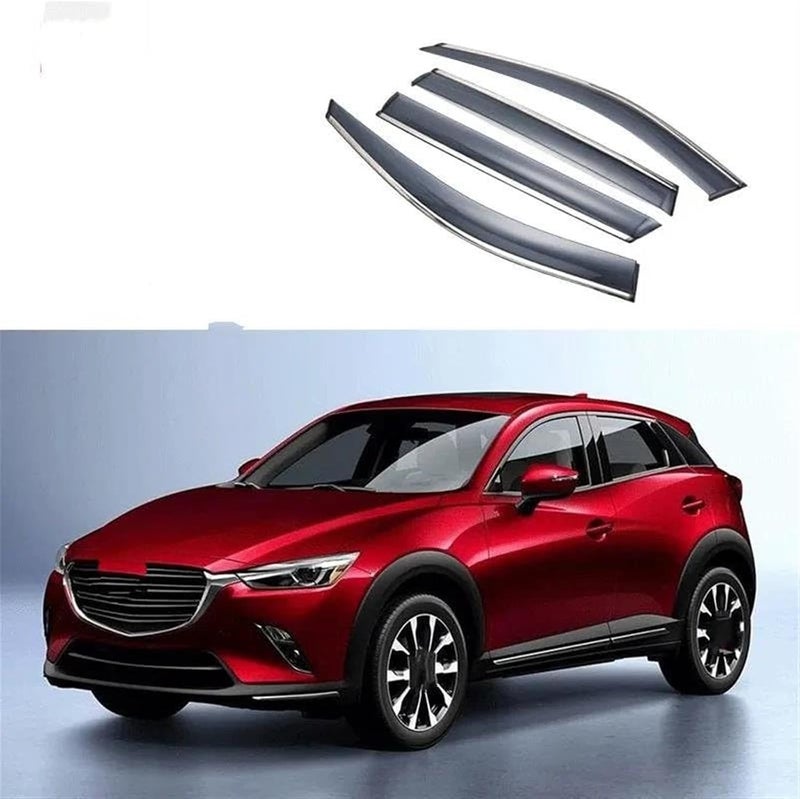 DEMULAX Car Window Deflectors for Mazda CX-3 (2016-2020) - Image 2