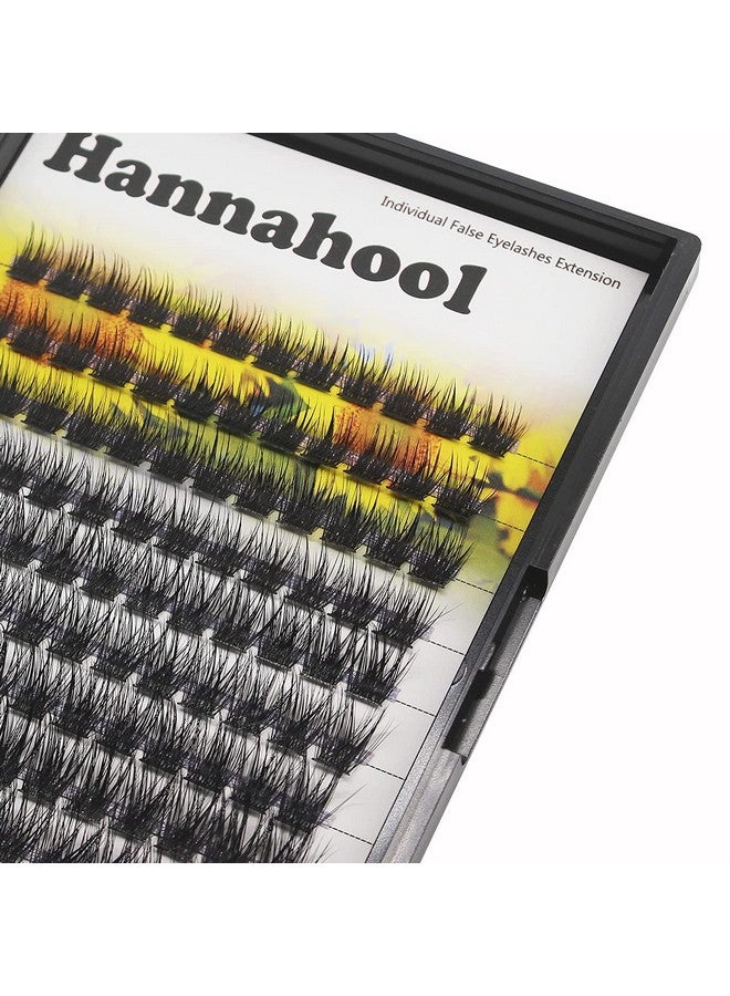 Hannahool Large Pack Diy Eye Lashes Extensions 120Pcs Wide Stem Cluster Mixed 10 12 14 16Mm/14 16 18Mm/12 14 16Mm Individual False Dramatic Look (Mixed 8 10 12 14Mm) 3.5274 Ounce - Image 2