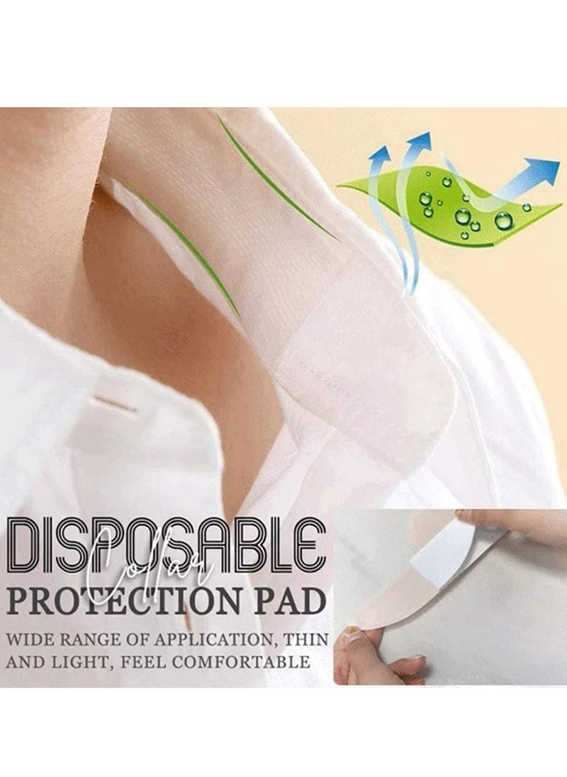 Generic 10pcs Sweat Absorbing Stickers, Collar, Brim, And Hat Sweat Absorbing Stickers, White Anti Dirt Stickers, And Disposable Anti Sweat Stickers,Invisible Collar Protector Sweat Pad  - Image 5