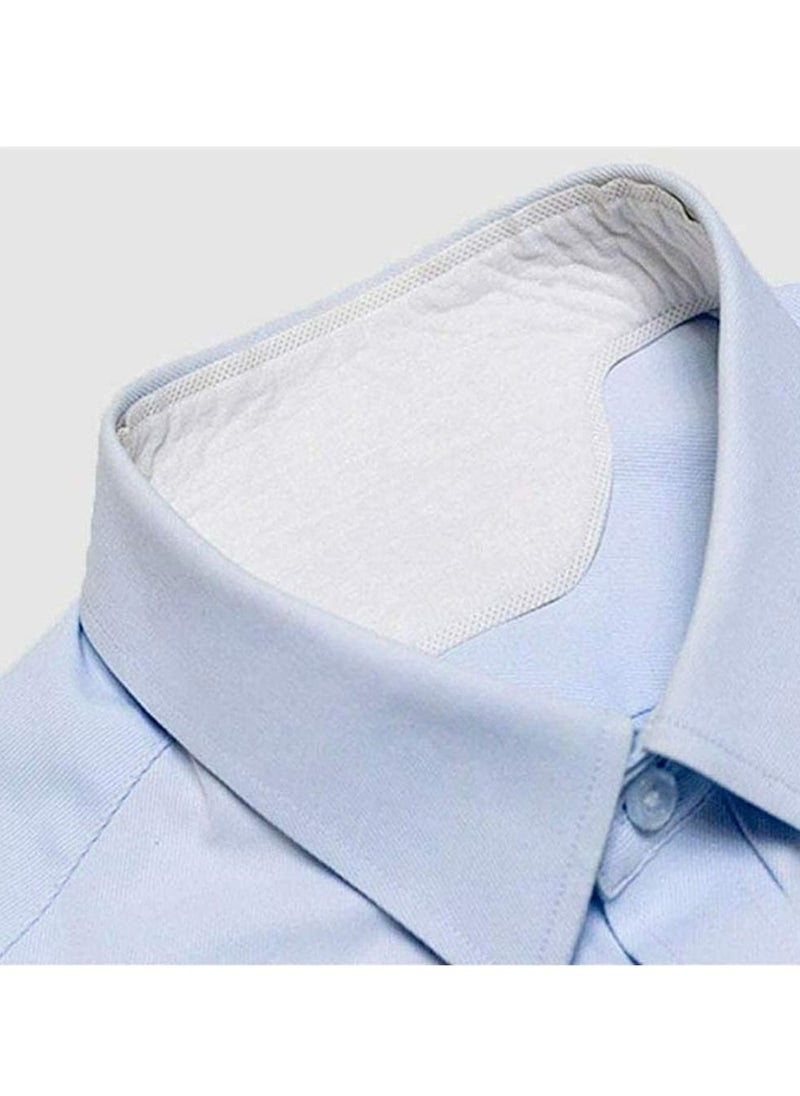 Generic 10pcs Sweat Absorbing Stickers, Collar, Brim, And Hat Sweat Absorbing Stickers, White Anti Dirt Stickers, And Disposable Anti Sweat Stickers,Invisible Collar Protector Sweat Pad  - Image 4