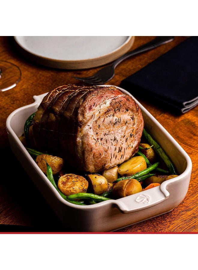 Peugeot Appolia Rectangular Oven Dish 40cm Ecru - Image 2