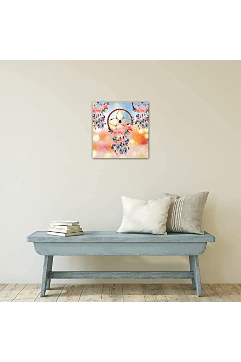 Canvas Painting Print Galaxy Star Dreamcatchers Picture Poster Print Stretched And Framed Canvas Wall Artwork - Image 3