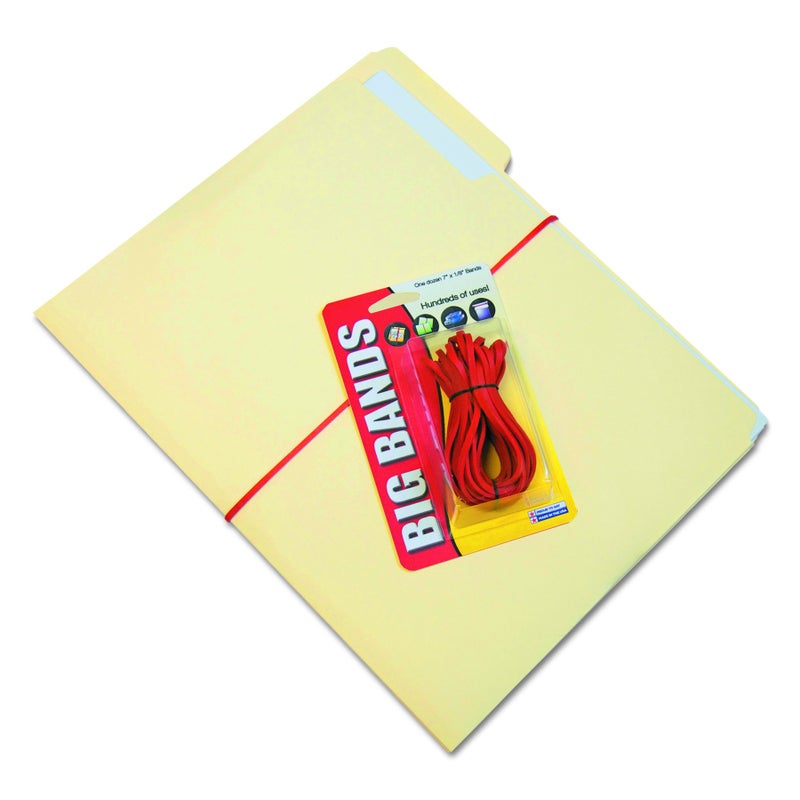 Alliance Rubber Big Rubber Bands 12 Pack 7-Inch X 1/8-Inch Red 00700 - Image 3