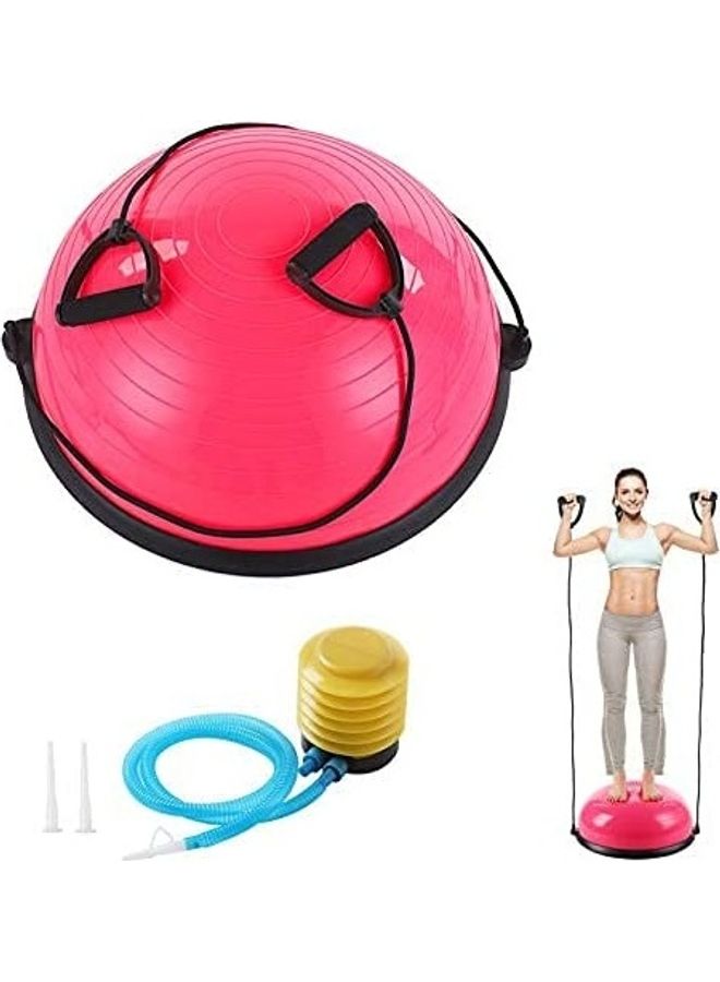 ULTIMAX Exercise Balance Ball With Resistance Bands - Image 2