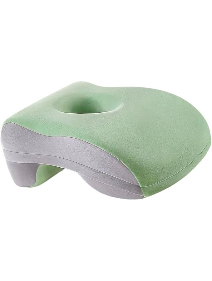 وسادة قيلولة من foam الذاكرة، وسادة مكتبية مريحة للسفر والاستخدام المنزلي، اللون الأخضر ب، مقاس 30×24×11.5 سم - Image 1