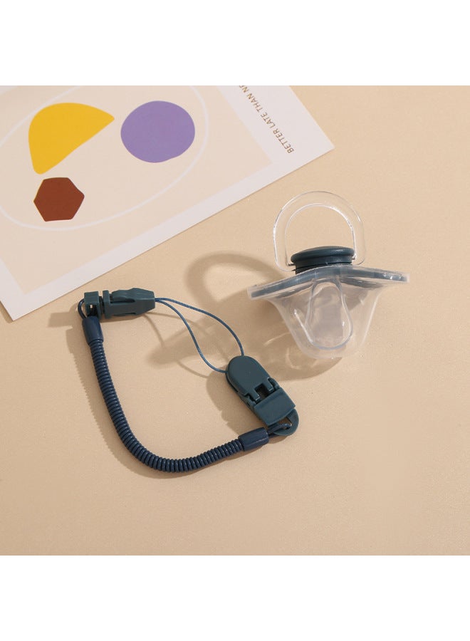 Infant Pacifier Super Soft Breast-like Sleeping Food Grade Silicone Weaning Artifact Baby Anti-skid Chain