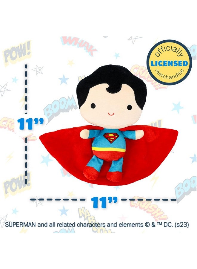 KIDS PREFERRED DC Comics Superman Soft Huggable Stuffed Animal Cute Plush Toy for Toddler Boys and Girls, Gift for Kids, Man of Steel 11.5 inches - Image 5