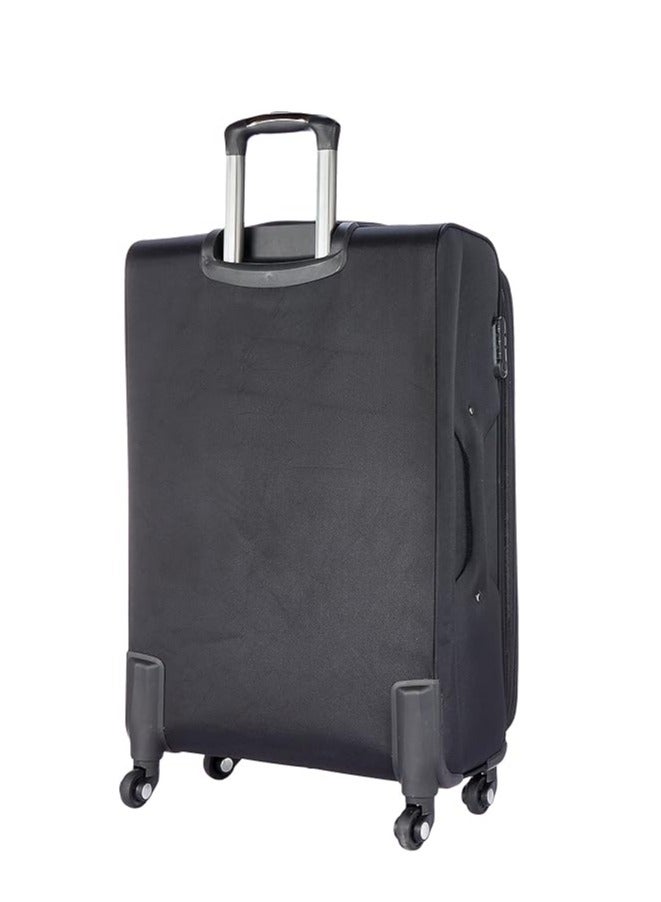 بولو طقم حقائب سفر 3 قطع مقاس 20/24/28 من بولو بعجلات دوارة -اسود - Image 2