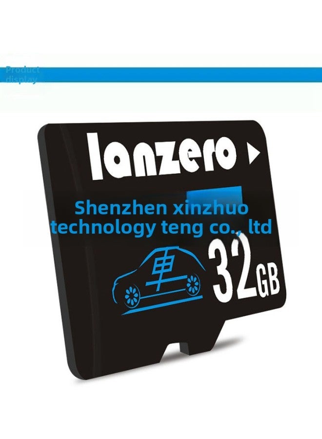 Lanzuo 32G Recorder Dedicated HiGh-speed TF Card MicroSD Mobile Phone Memory Card Small Card Memory Card Sd Card-Color:Black-Capacity:32GB