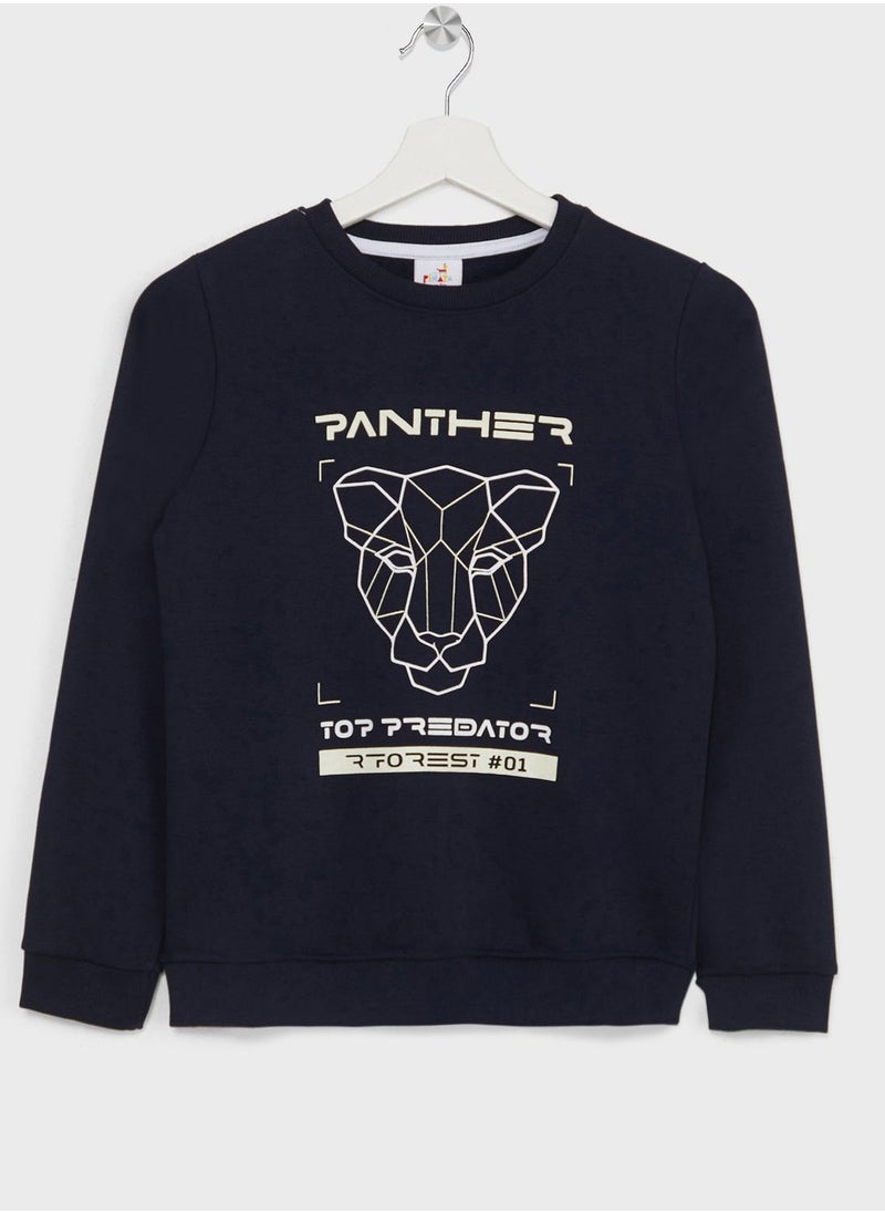 Pinata - Boys Graphic Printed Sweatshirt - Image 1