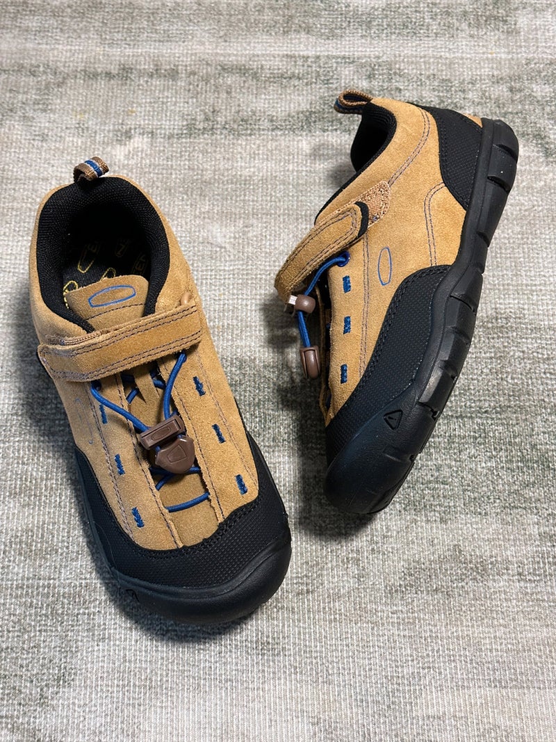 Jasper'S New Spring Outdoor Hiking Shoes Suede Cowhide Casual Sports Shoes For Boys, Girls, Middle And Large Kidsren - Image 1