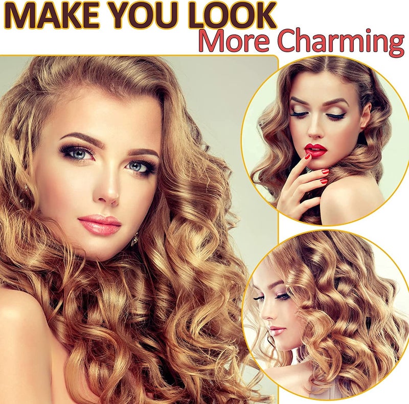 BESSEEK Super Jumbo Hair Rollers  12 Pack Self Grip Salon Hairdressing Curlers  Hair Curlers Sets  Diy Curly Hairstyle For Long Hair  Colors May Vary  Jumbo Plus - Image 2
