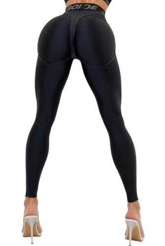 Bona Fide Butt Lifting Leggings for Women - Scrunch Butt Leggings High Waisted Tummy Control - Gym Workout Yoga Pants - Image 1