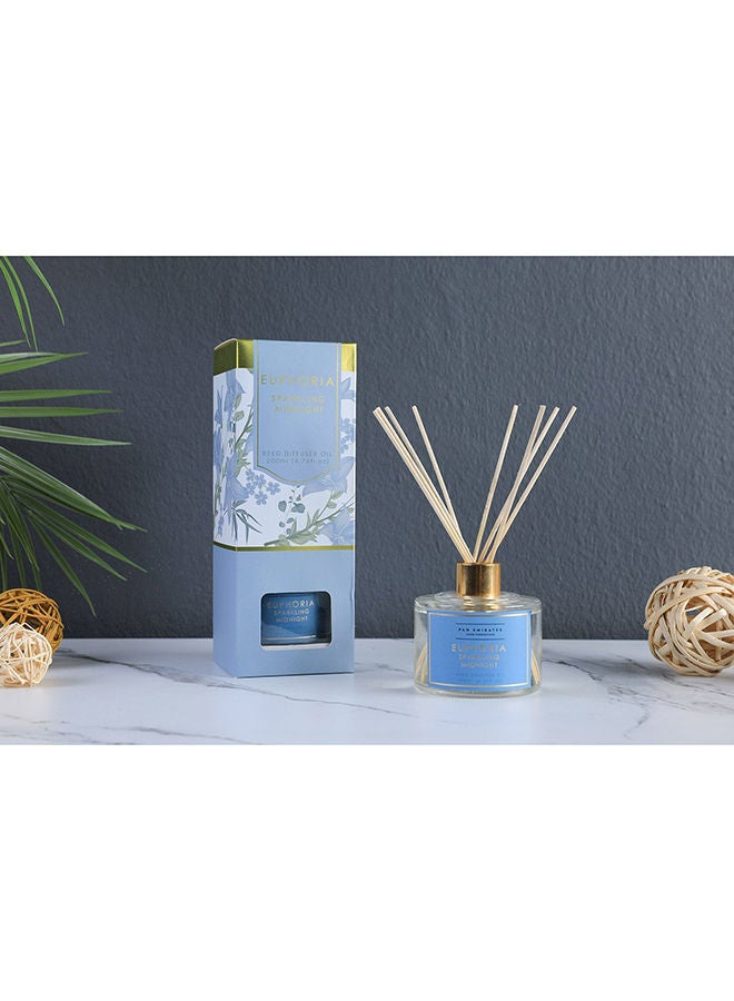 Pan Home Euphoria Sparkling Midnight Reed Diffuser 200ml Clear - Image 1