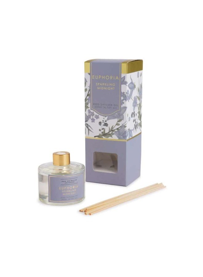 Pan Home Euphoria Sparkling Midnight Reed Diffuser 200ml - Clear - Image 3