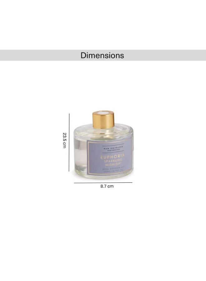 Pan Home Euphoria Sparkling Midnight Reed Diffuser 200ml - Clear - Image 5