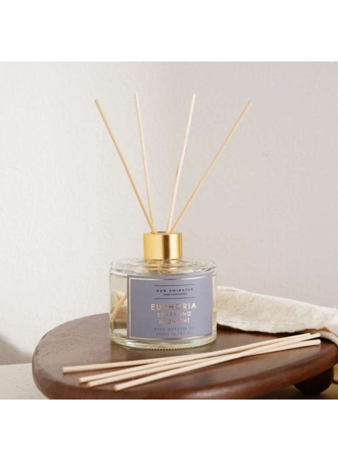 Pan Home Euphoria Sparkling Midnight Reed Diffuser 200ml - Clear - Image 1