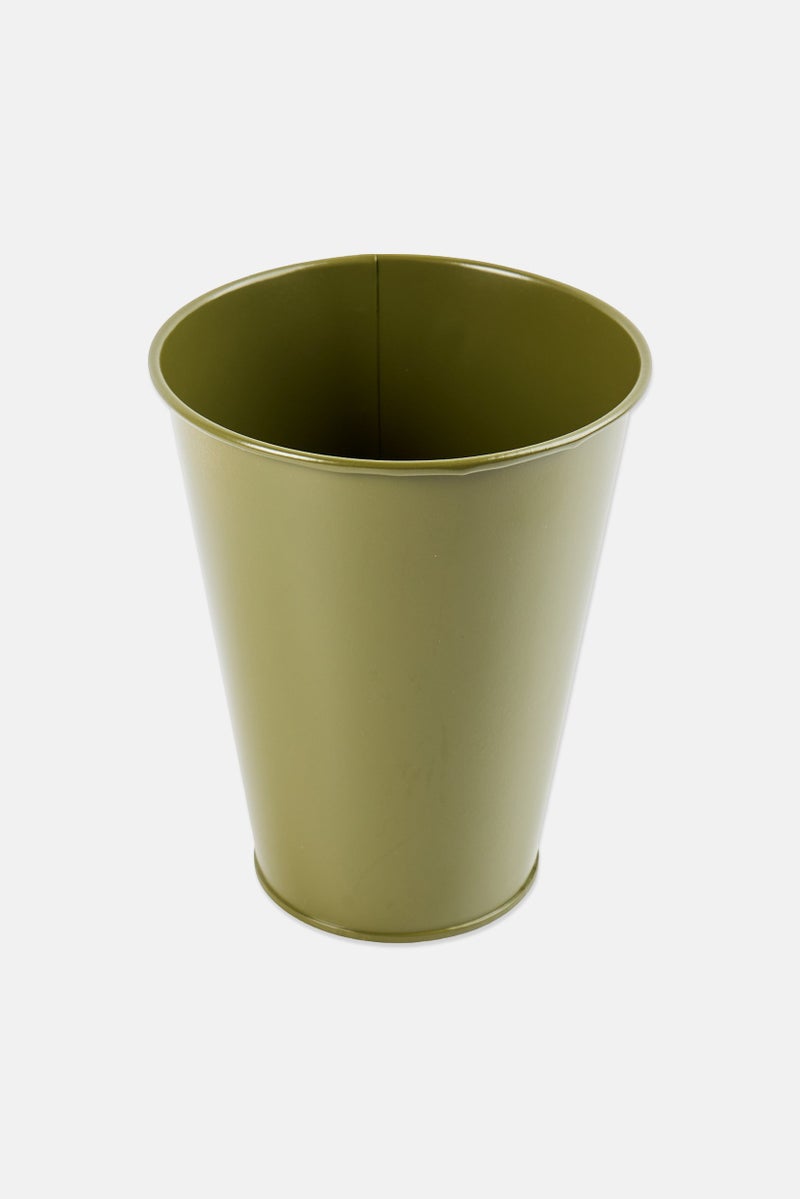 Muy Mucho Metal Pot, Olive - Image 2