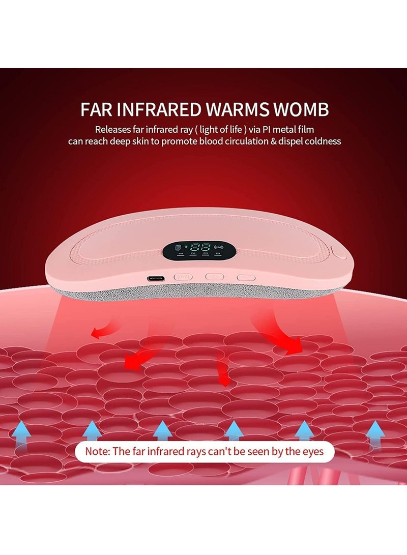 Halamine Menstrual Heating Pad, Electric Cordless Heated Waist Belt - Image 3
