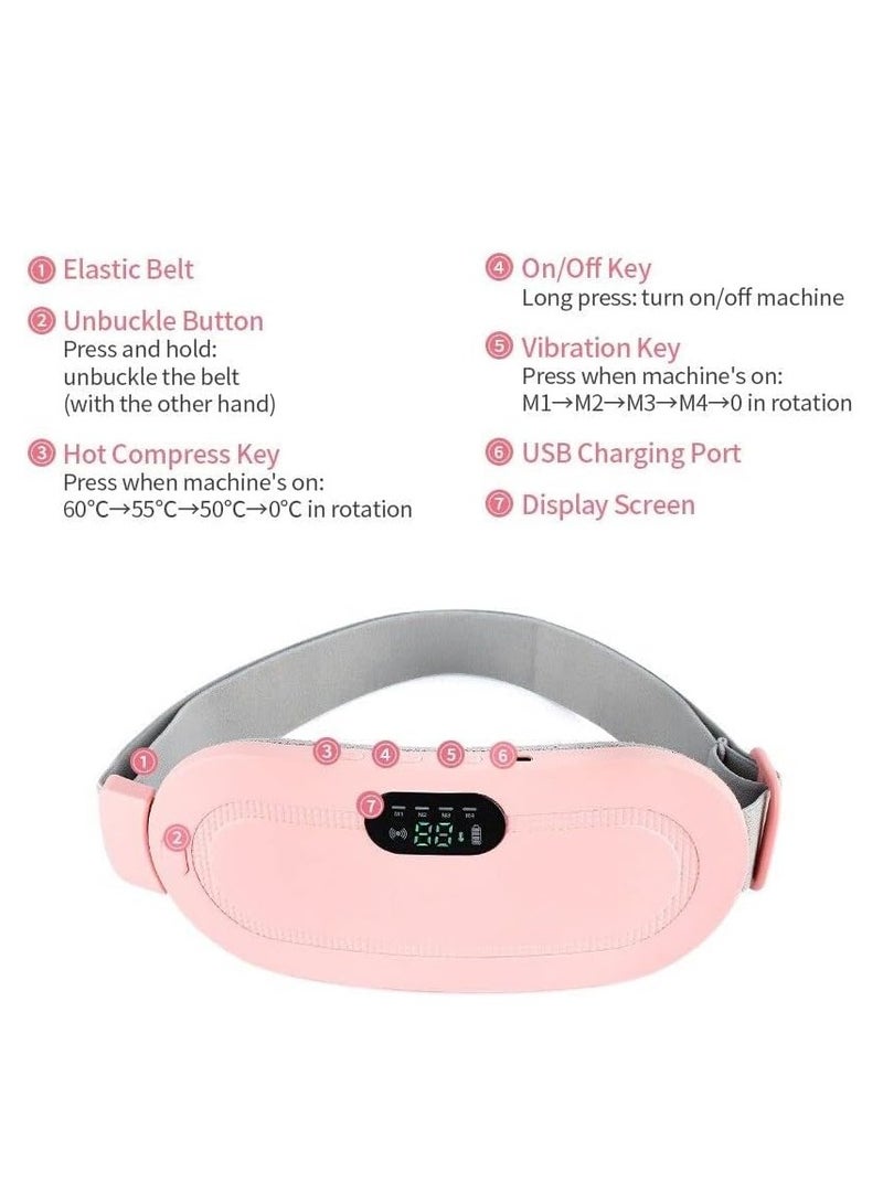 Halamine Menstrual Heating Pad, Electric Cordless Heated Waist Belt - Image 5