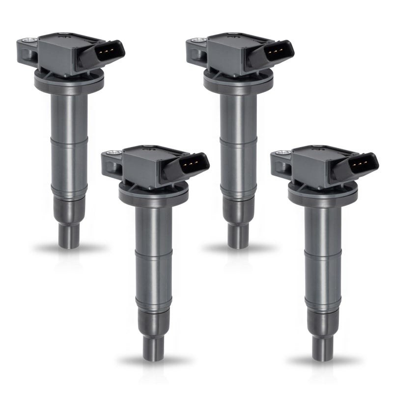 ENA Set of 4 Ignition Coil Pack 2002 2003 2004 2005 2006 2007 2008 2009 Compatible with Toyota Lexus Scion Camry Corolla Matrix RAV4 Solara Highlander tC xB HS250h 2.0L 2.4L V4 coils for UF333 C1330 - Image 1