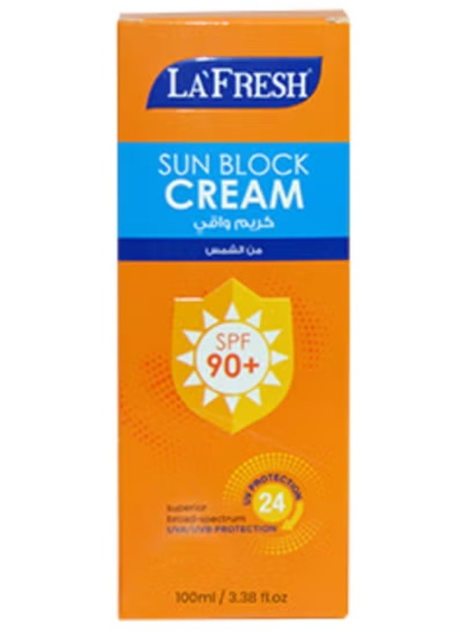 LA FRESH Sun Block Cream SPF+90 - 100 ml - Image 2