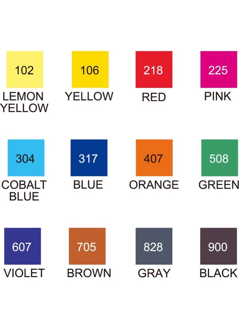 Zig Kurecolor Twin S Kc-3000/12B1 Basic Colors  - Image 2